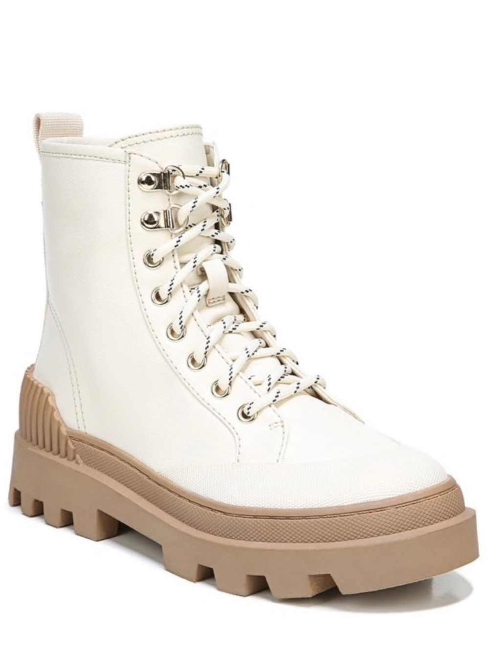 Circus Indy waterproof cold weather lug sole boots ivory size 5